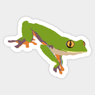 Blue-sided Leaf Frog Sticker